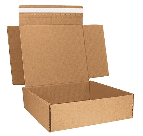 500 x Large Letter Cardboard Boxes with Peel & Seal Adhesive Stripe for Parcel